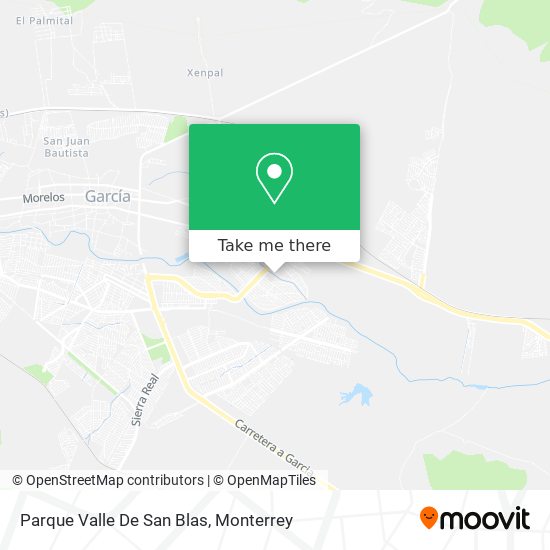 Mapa de Parque Valle De San Blas