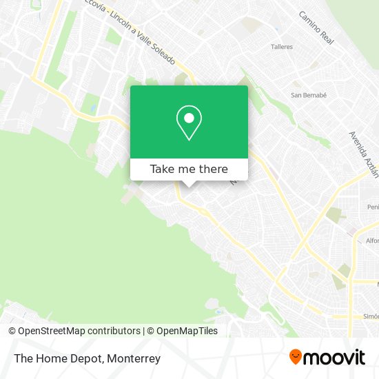 How to get to The Home Depot in Monterrey by Bus?