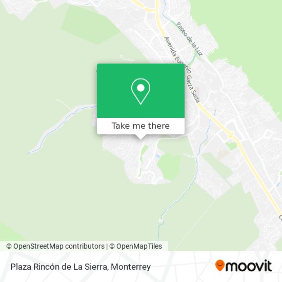 Plaza Rincón de La Sierra map