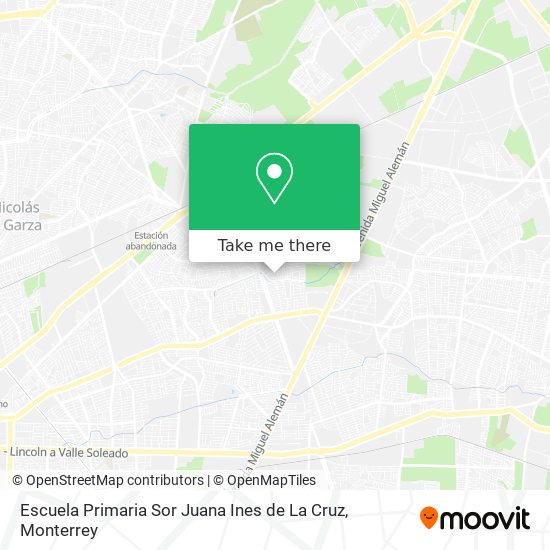 Escuela Primaria Sor Juana Ines de La Cruz map