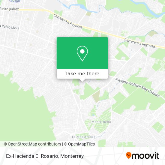 Ex-Hacienda El Rosario map