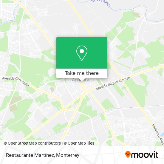 Mapa de Restaurante Martínez