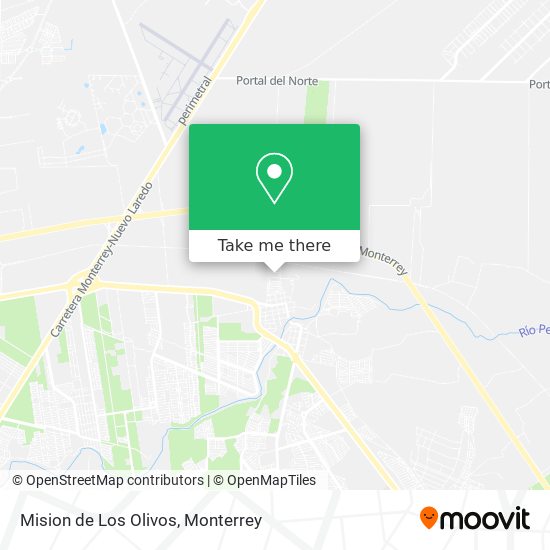 Mision de Los Olivos map