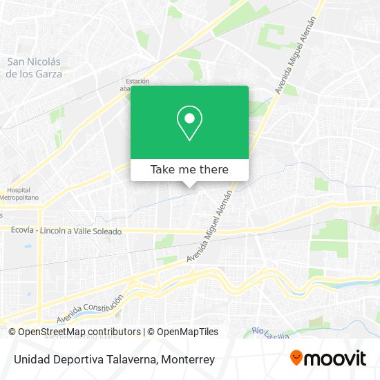 Unidad Deportiva Talaverna map