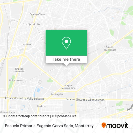 Escuela Primaria Eugenio Garza Sada map