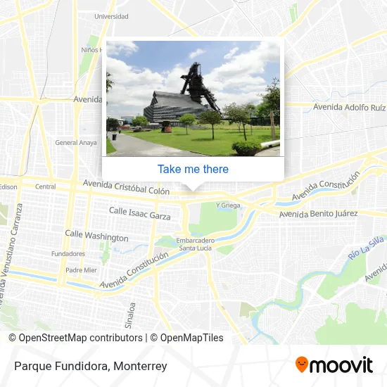 Parque Fundidora map
