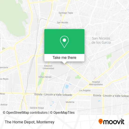 The Home Depot map