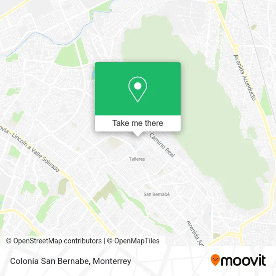Mapa de Colonia San Bernabe