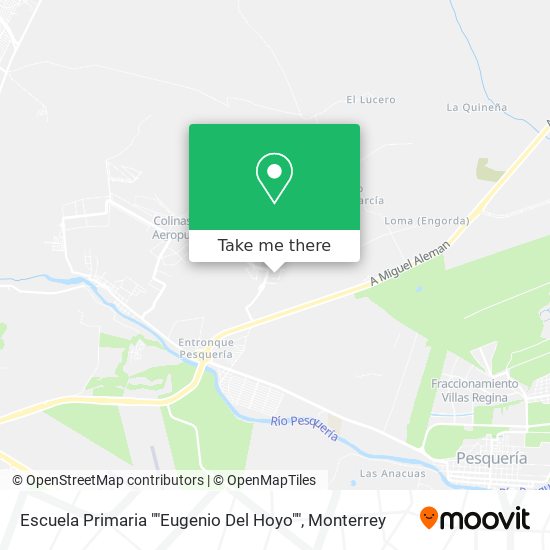 Escuela Primaria ""Eugenio Del Hoyo"" map