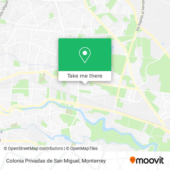 Mapa de Colonia Privadas de San Miguel