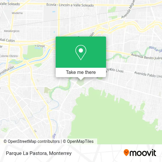 Parque La Pastora map