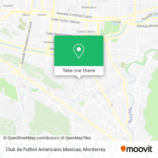 Club de Futbol Americano Mexicas map