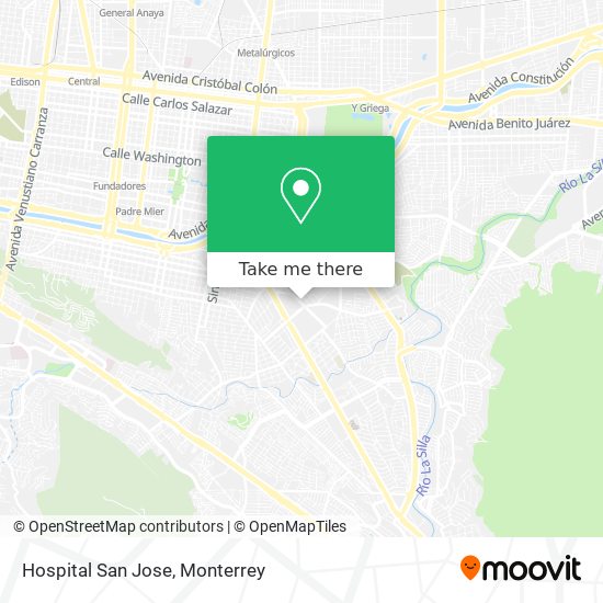 Hospital San Jose map