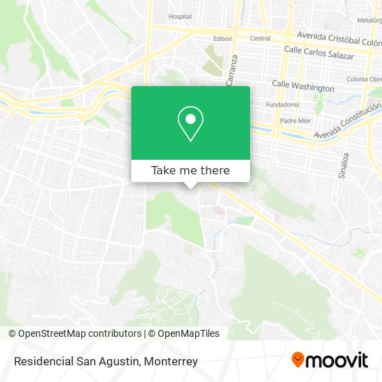 Residencial San Agustin map