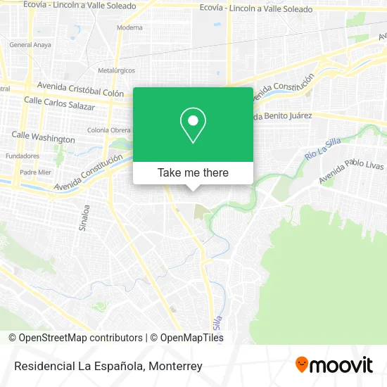 Mapa de Residencial La Española