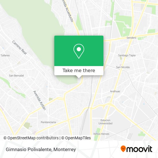 Gimnasio Polivalente map