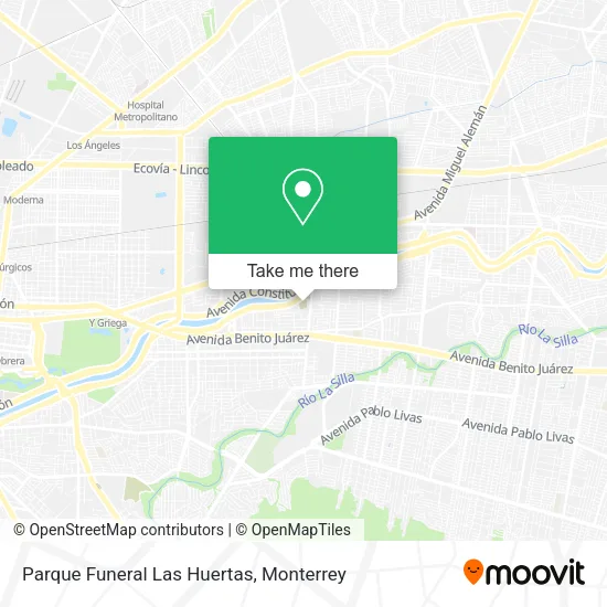 Parque Funeral Las Huertas map