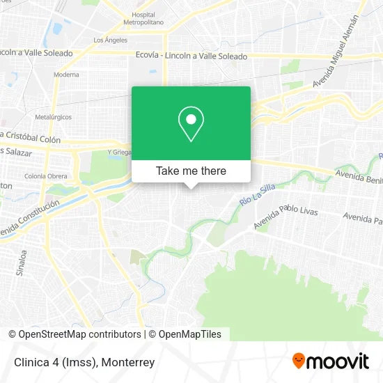 Clinica 4 (Imss) map