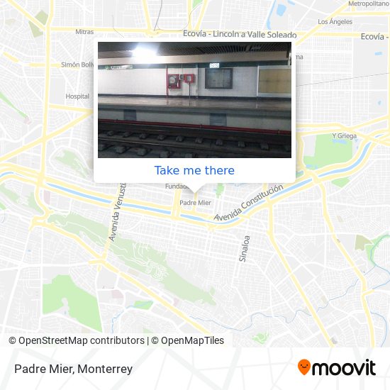 How to get to Padre Mier in Monterrey by Bus or Metrorrey?