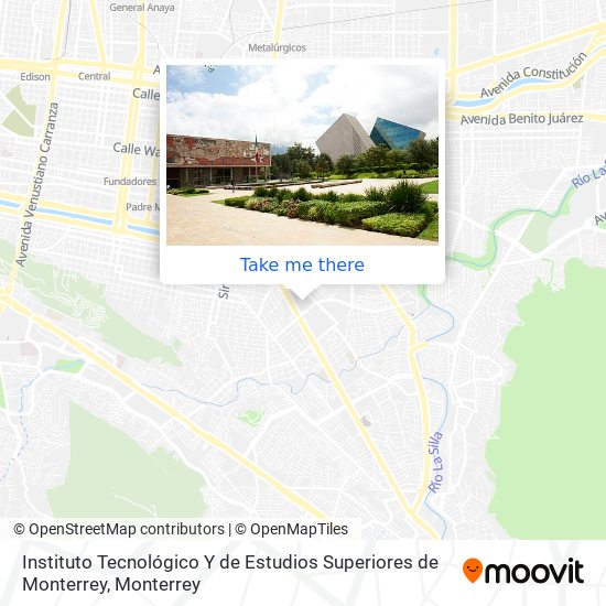 Instituto Tecnológico Y de Estudios Superiores de Monterrey map