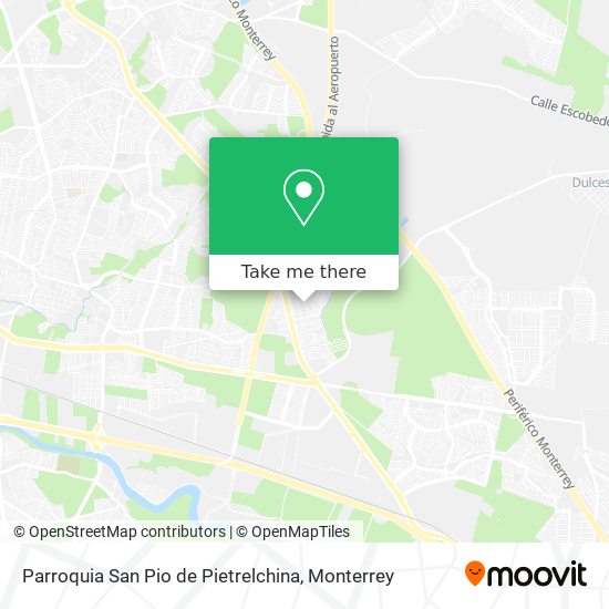 Parroquia San Pio de Pietrelchina map