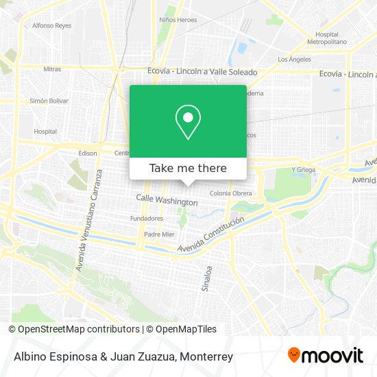 Albino Espinosa & Juan Zuazua map
