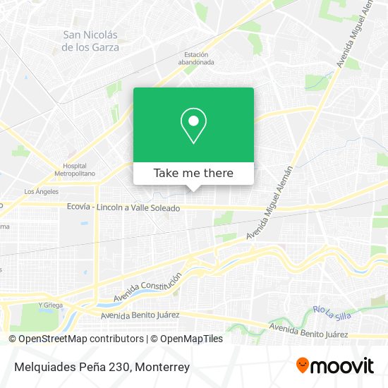 Melquiades Peña 230 map