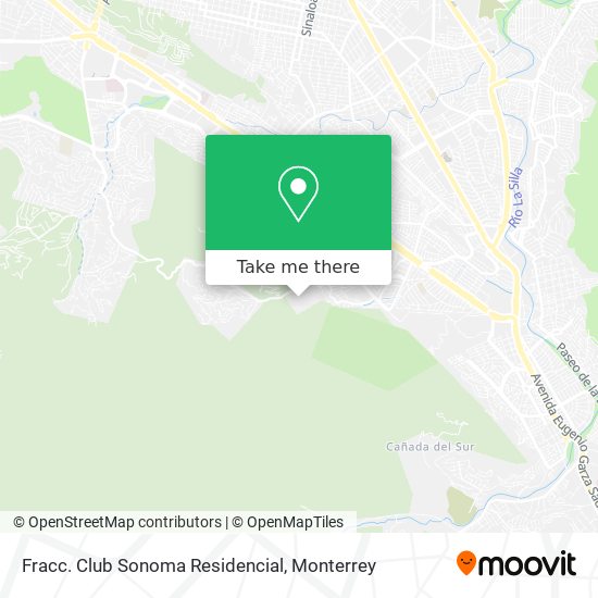 How to get to Fracc. Club Sonoma Residencial in Monterrey by Bus?