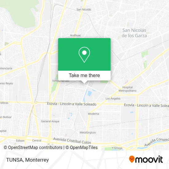 TUNSA map