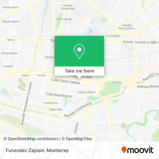 Funerales Zapiain map