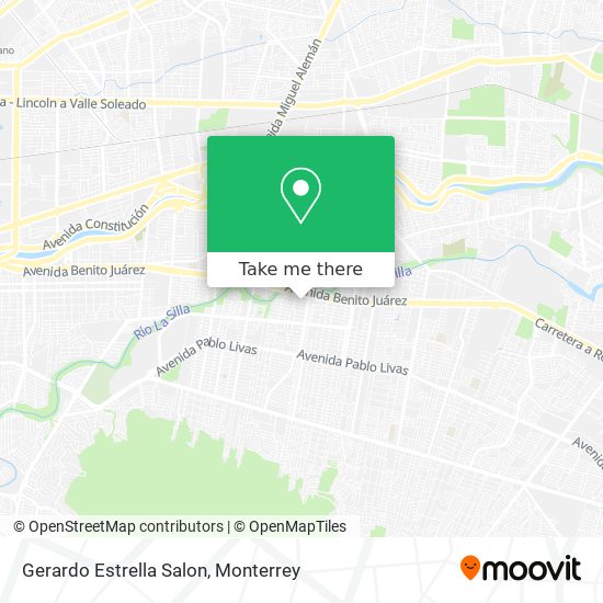 Gerardo Estrella Salon map