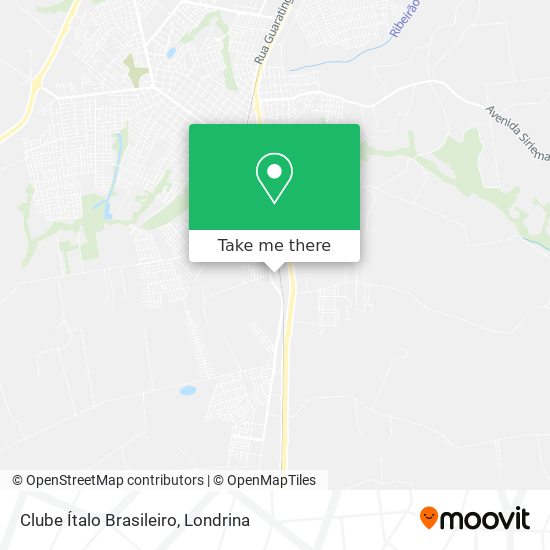Clube Ítalo Brasileiro map