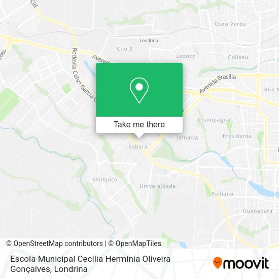 Escola Municipal Cecília Hermínia Oliveira Gonçalves map