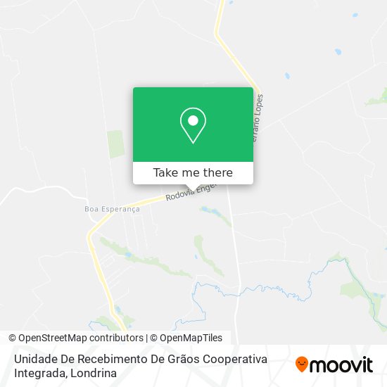 Unidade De Recebimento De Grãos Cooperativa Integrada map