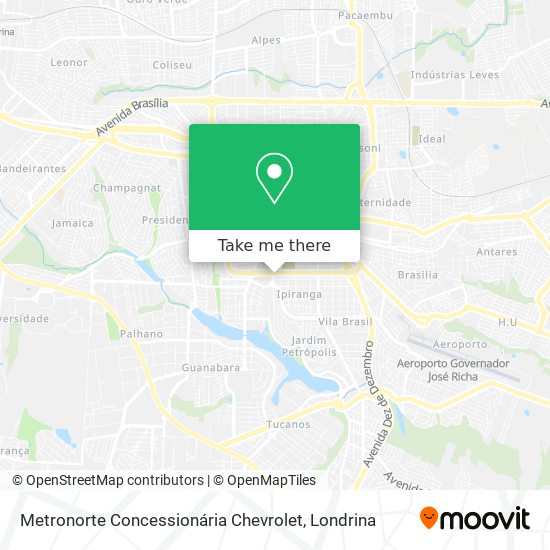 Metronorte Concessionária Chevrolet map