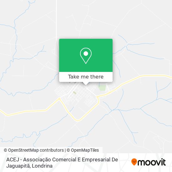 ACEJ - Associação Comercial E Empresarial De Jaguapitã map
