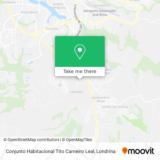 Conjunto Habitacional Tito Carneiro Leal map