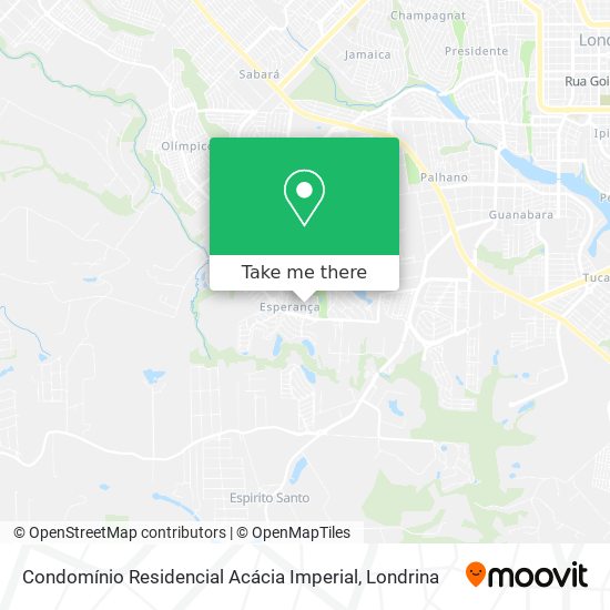 Condomínio Residencial Acácia Imperial map