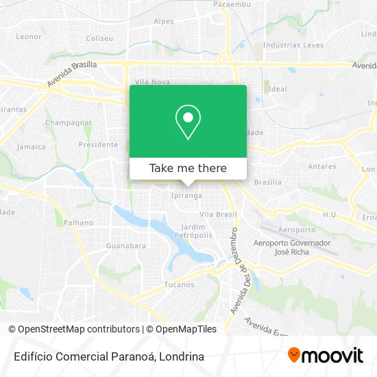 Edifício Comercial Paranoá map