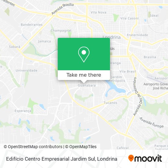 Edifício Centro Empresarial Jardim Sul map