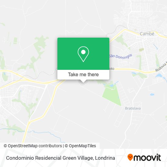 Condominio Residencial Green Village map
