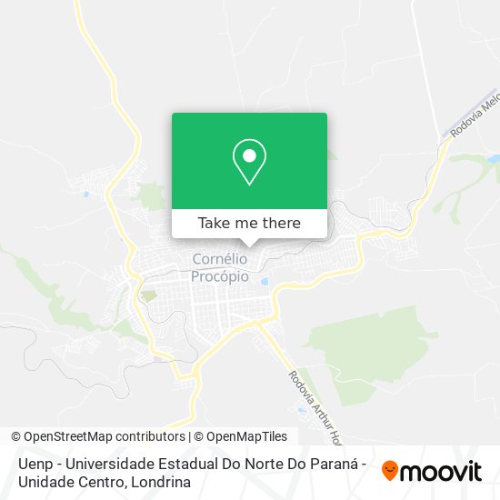 Uenp - Universidade Estadual Do Norte Do Paraná - Unidade Centro map