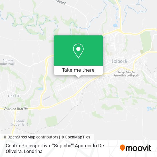 Centro Poliesportivo ""Sopinha"" Aparecido De Oliveira map