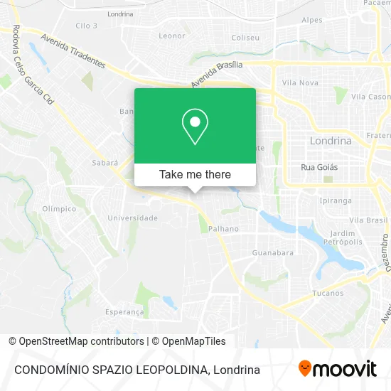 CONDOMÍNIO SPAZIO LEOPOLDINA map