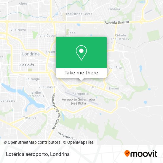 Lotérica aeroporto map