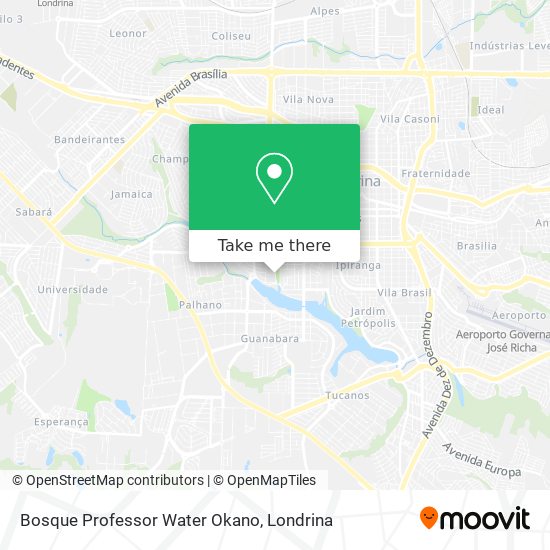 Bosque Professor Water Okano map