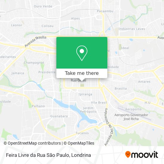 Feira Livre da Rua São Paulo map