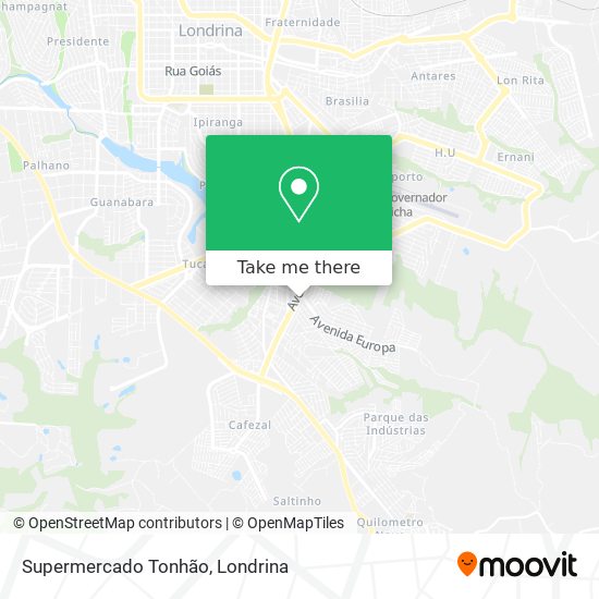 Supermercado Tonhão map