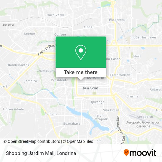 Shopping Jardim Mall map