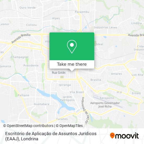 Escritório de Aplicação de Assuntos Jurídicos (EAAJ) map